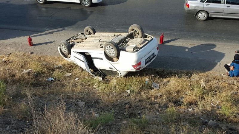 تصادف در آزاد راه کرج-قزوین